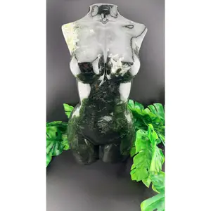 XL 13 inch Green Jade Goddess Body