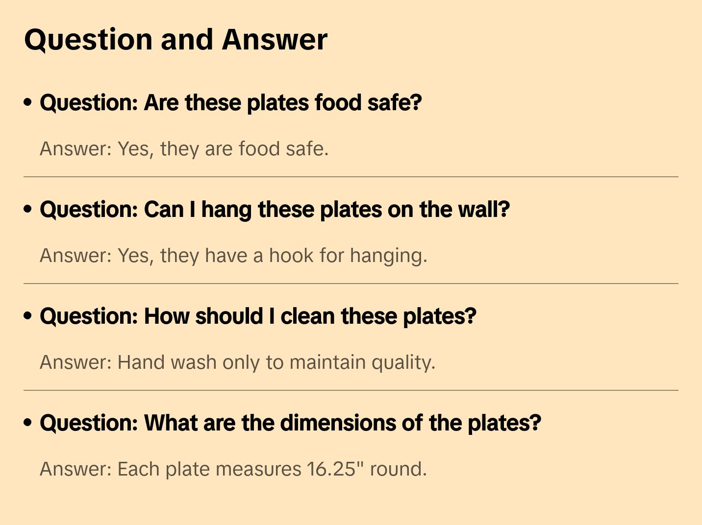 Fern Meadow Hand Painted Terracotta Plates