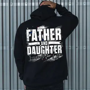 Father And Daughter Friends For Life Dad Father Daughter Shirt, Hoodie, Sweatshirt, Funny Graphic Tee,  Fathers Day Mens , Tops, Unisex
