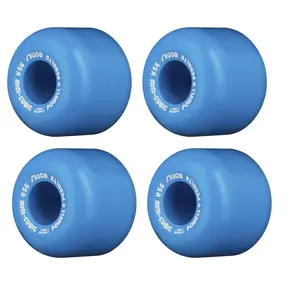 Powell Peralta Mini-Cubic Skateboard Wheels Old School Re-Issue Blue 64mm 95A