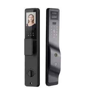 Smart Door Lock with Smartphone Control & App - Heavy-Duty Modern Lock, 8 Unlocking Methods (Key/Code/RFID/Proximity), Multi-Language Voice/Sound Guidance, Auto-Lock/Unlock for Home Security System Suitable for Homes/Offices/Garages