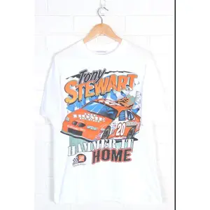 [Sale Up To 30%] Vintage 90s Tony Stewart NASCAR Racing T-Shirt, Tony Stewart Shirt, 90s Nascar Shirt, 90s Nascar Tee