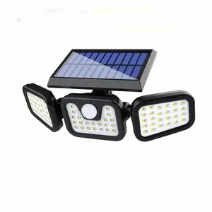 solar cell garden light outdoor wall light solar wall 74LED mounted outdoor solar lights Gray Outdoor Wall Lights Yard Lighting