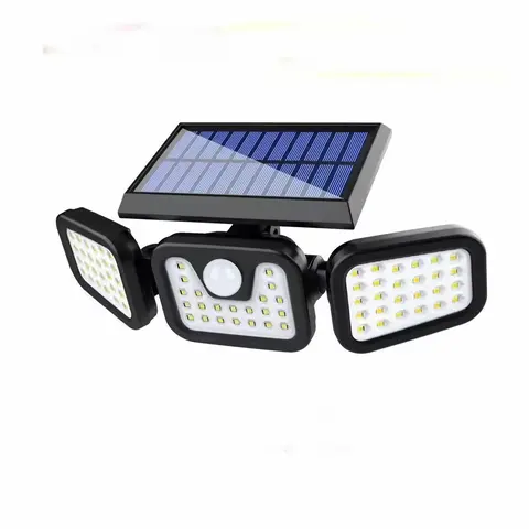 solar cell garden light outdoor wall light solar wall 74LED mounted outdoor solar lights Gray Outdoor Wall Lights Yard Lighting