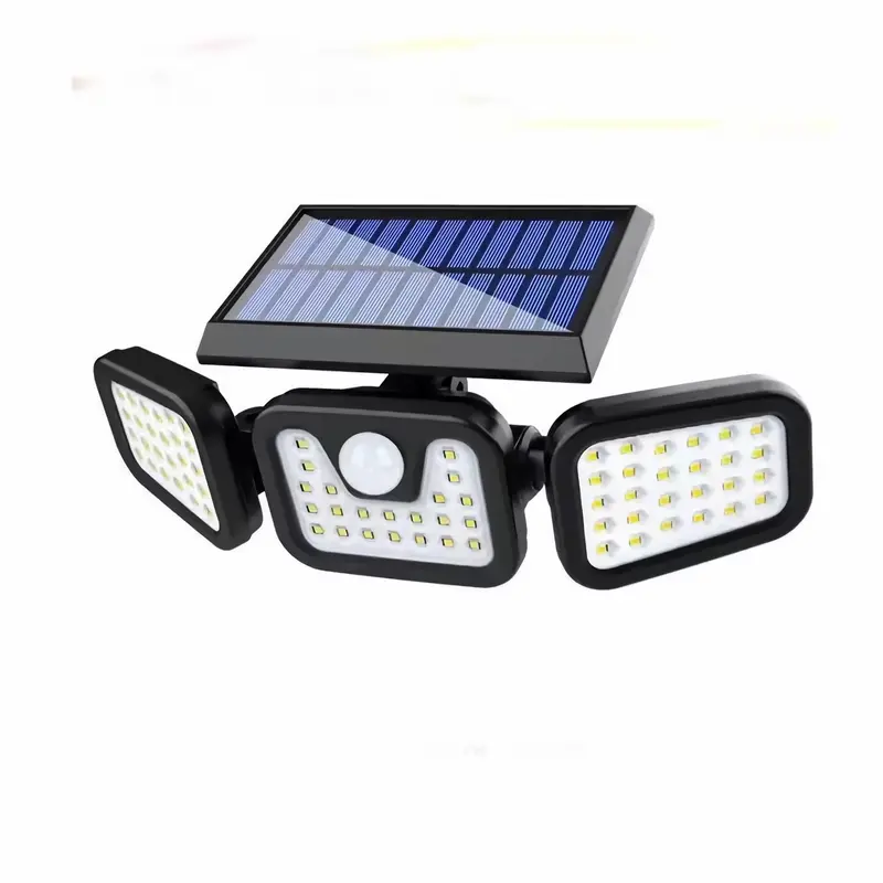 solar cell garden light outdoor wall light solar wall 74LED mounted outdoor solar lights Gray Outdoor Wall Lights Yard Lighting