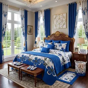 24-Piece Bedroom Bedspread Set, All-In-1 Bedding Collection with Essential Bedding Components