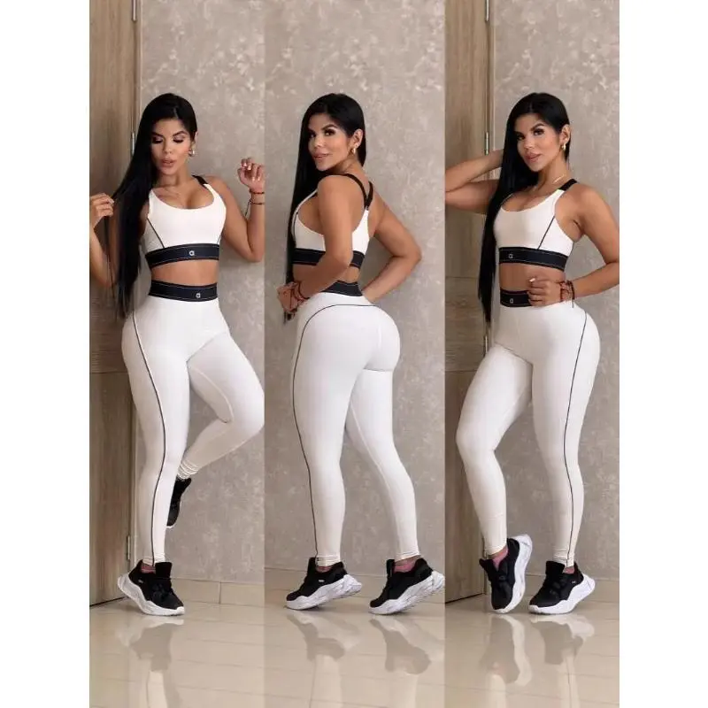 Women's 2-Piece Summer Fitness Sportswear Set - Hip-Lifting Yoga Vest, Gym Shorts, Athletic Workout Clothing, Casual Activewear