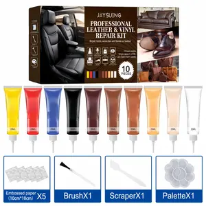 Leather Repair Cream Leather Recoloring Balm Leather Restoration Kit for Car Seats Sofas Shoes Bags Jackets Scratch Repair Color Restorer Leather Care Conditioner