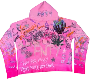 “BUBBLE PINK” HOODIE (EXCL)