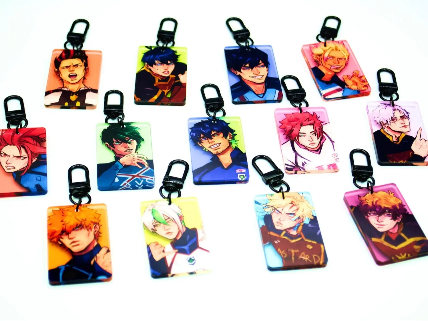 Blue Lock Acrylic Keychains, Perfect Gift for Fans & Collectors