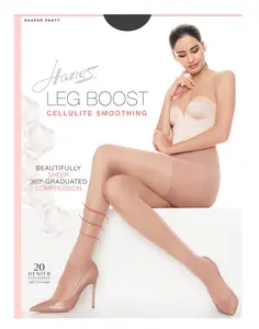 Hanes Leg Boost Cellulite Smoothing Pantyhose Women's Underwear Comfortable Fit Soft Stretch Fabric Breathable Bb0001
