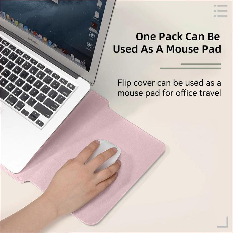 2 in 1 Laptop Sleeve, 1 Count Waterproof Laptop Bag, Multi-functional Laptop Bag for Macbook iPad Air Pro, Laptop Travel Bag