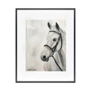 "Silver" - Kayla Weber Horse Print - 16x20"