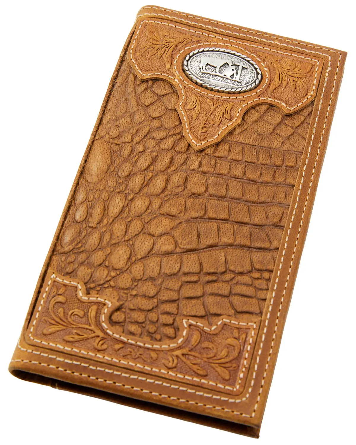 Cody James Men's Men'S Crocodile Embossed Rodeo Wallet - Cjafa23wt1