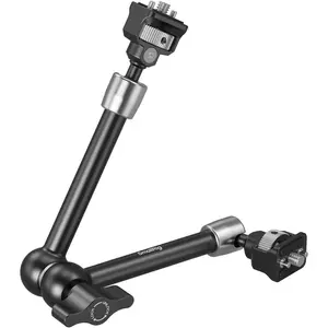 11'' Magic Arm with 1/4"-20 Screws & Spring- Pins, 1.5kg Load Capacity, 360?  Ball , Non-Slip Design for Cameras/Lights/Monitors/Mics/Phones - 5309