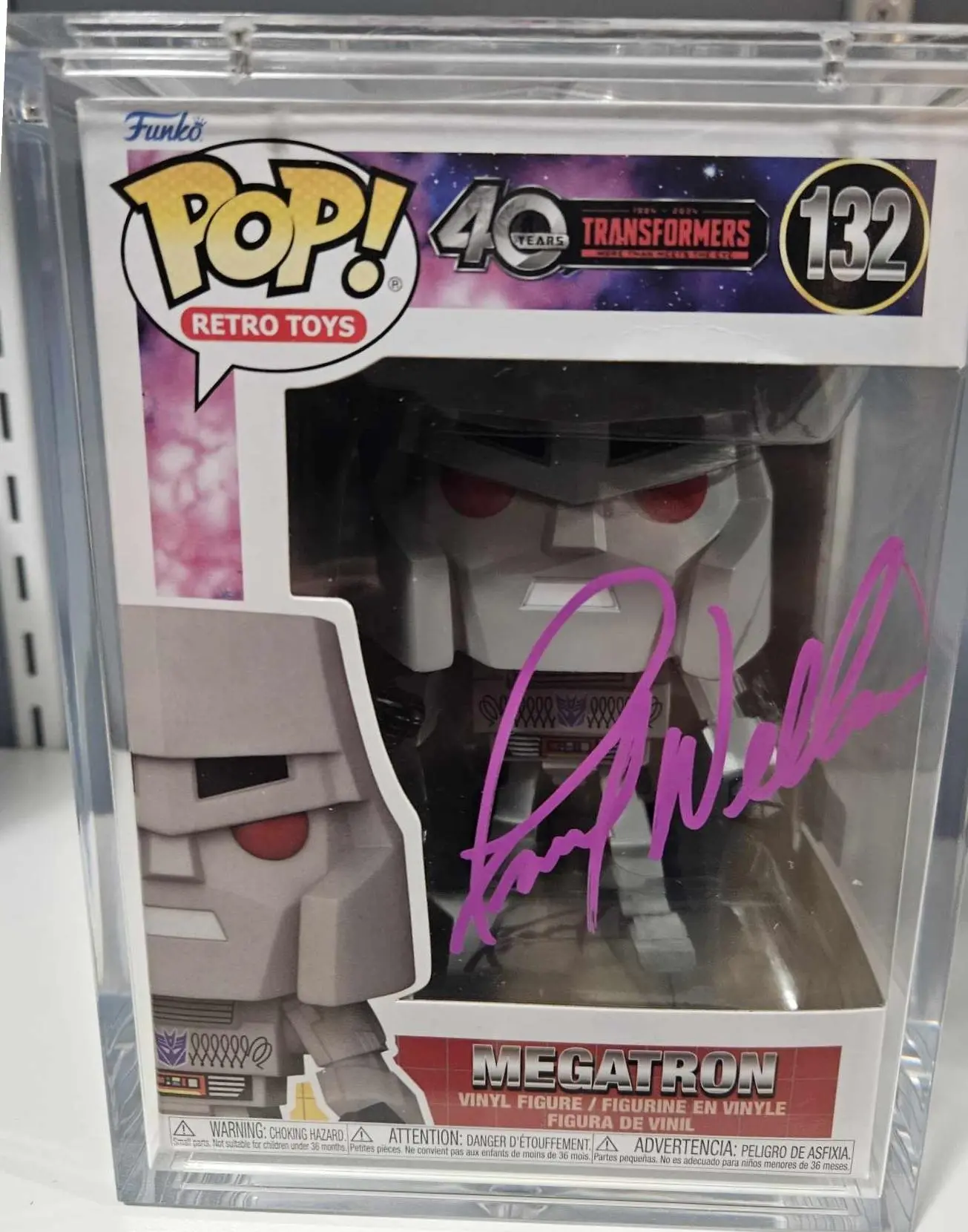 Funko Pop Megatron Signed Frank Welker #13142