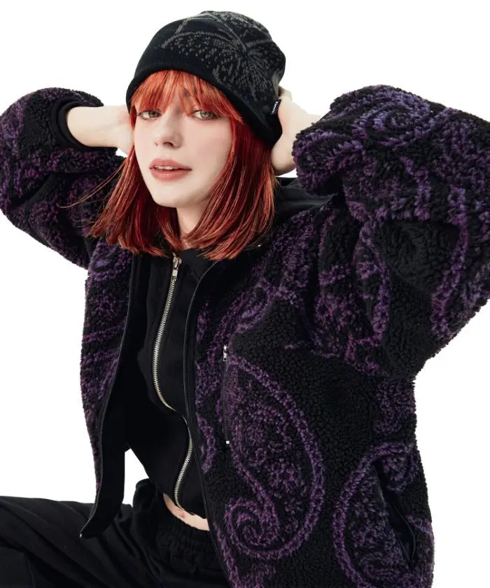 [NF] PAISLEY FLEECE JACKET