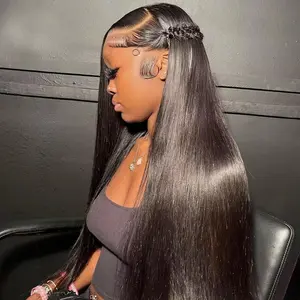Bling Hair Brazilian 30 28 Inch 180% Density Lace Frontal Wig for Women Human Hair 13x6 13x4 Bone Straight HD Transparent Lace Front Wigs Pre Plucked 4x4 Lace Closure Wig On Sale TikTokShopBlackFriday