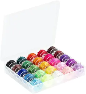 25 Colors Elastic Cord Kit for Bracelet Making, Beading, Necklace, and Craft Supplies，Stretchy Bracelet String (6m/roll) Elastic String for Bracelets