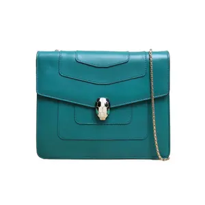 Pre-owned Bvlgari Serpenti Forever Chain Snake Head Bag, High Version