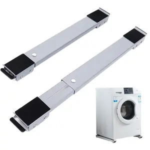 Adjustable Appliance Wheel Base, Furniture Mobile Stand, Refrigerator & Washing Machine Moving Wheels, Heavy Duty Durable Support