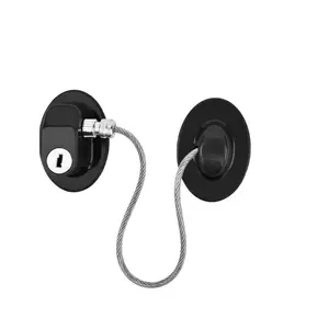 Keyed cabinet lock, mini refrigerator, children's refrigerator lock, self-adhesive child and baby safety, deep freezer drawer lock