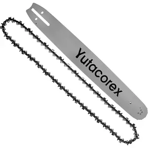 20 inch Chainsaw Guide Bar and Chain Combo,Replacement Accessories Fits Husqvarna 372XP,385XP,390XP,394XP,395XP,Fits MAKITA,Fits ECHO and more,Gauge: .050; Pitch:3/8" Drive Link 72