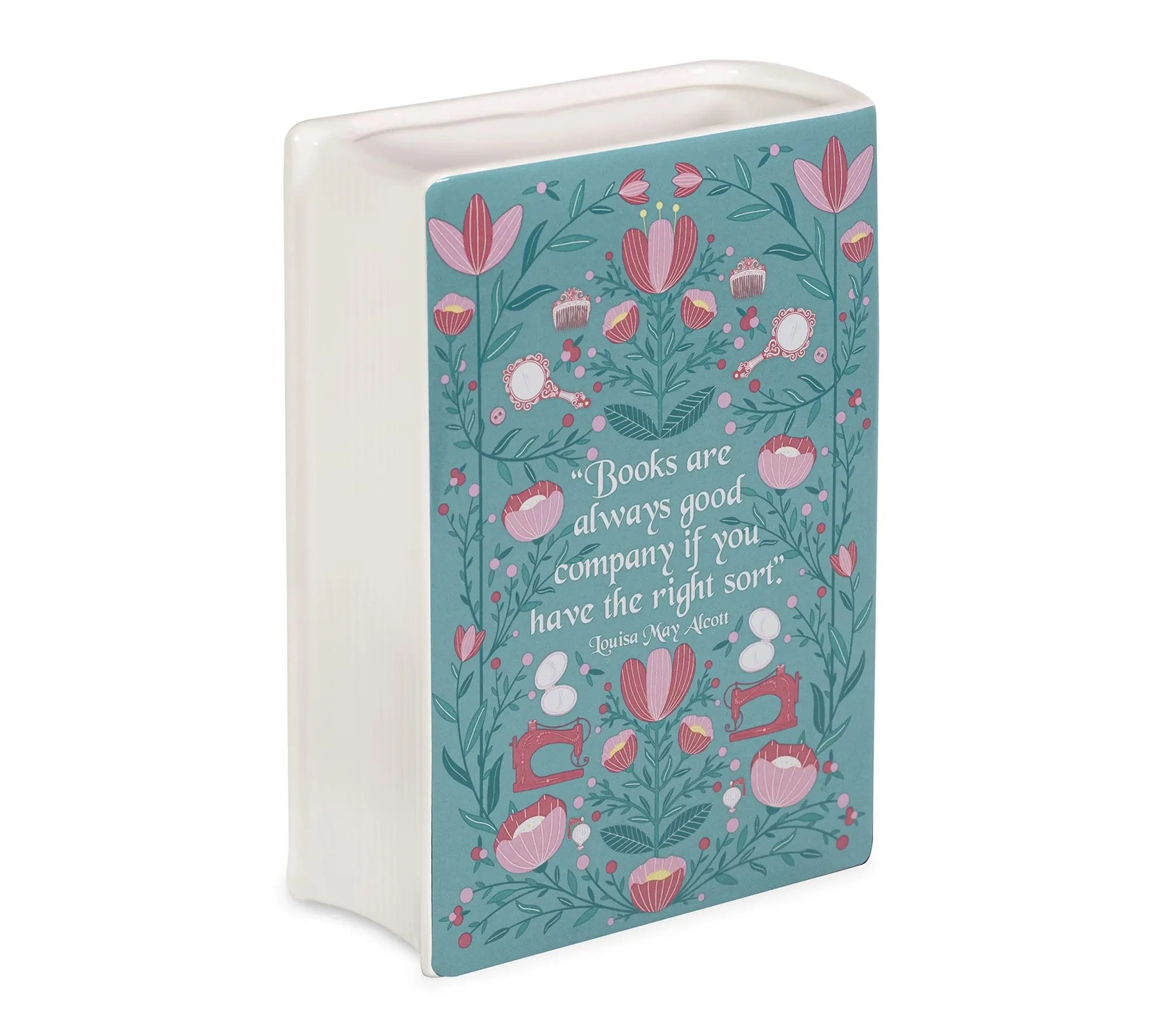 Steel Mill & Co. Large Book Vase, Little Women