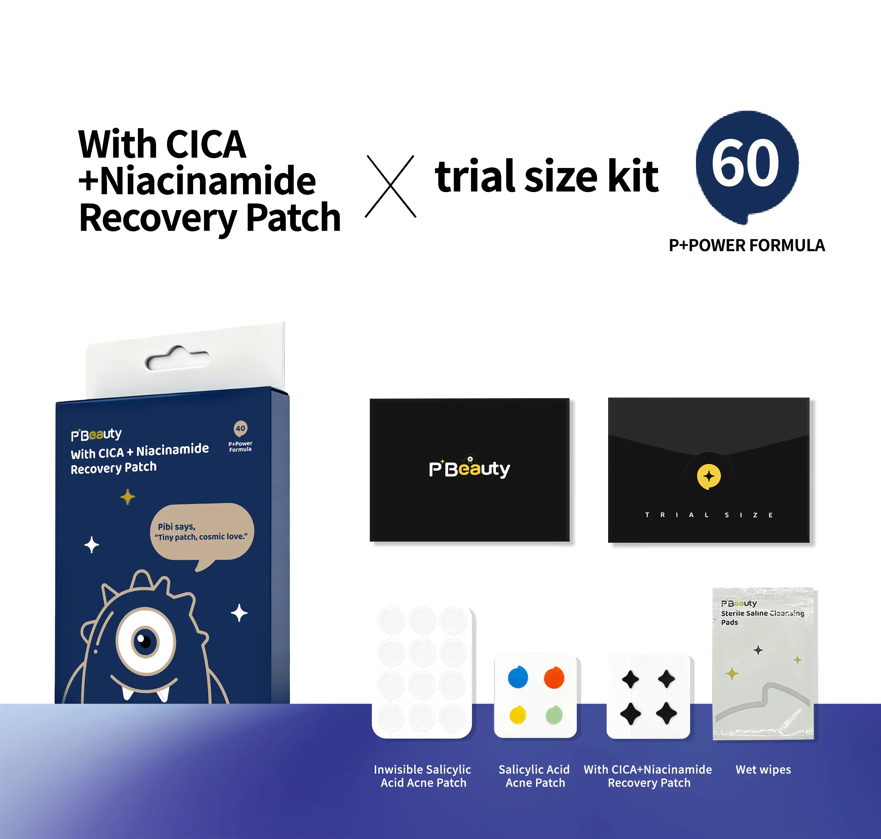 CICA+Niacinamide Recovery  x Trial Size Kit - PB Beauty Trial quick calming