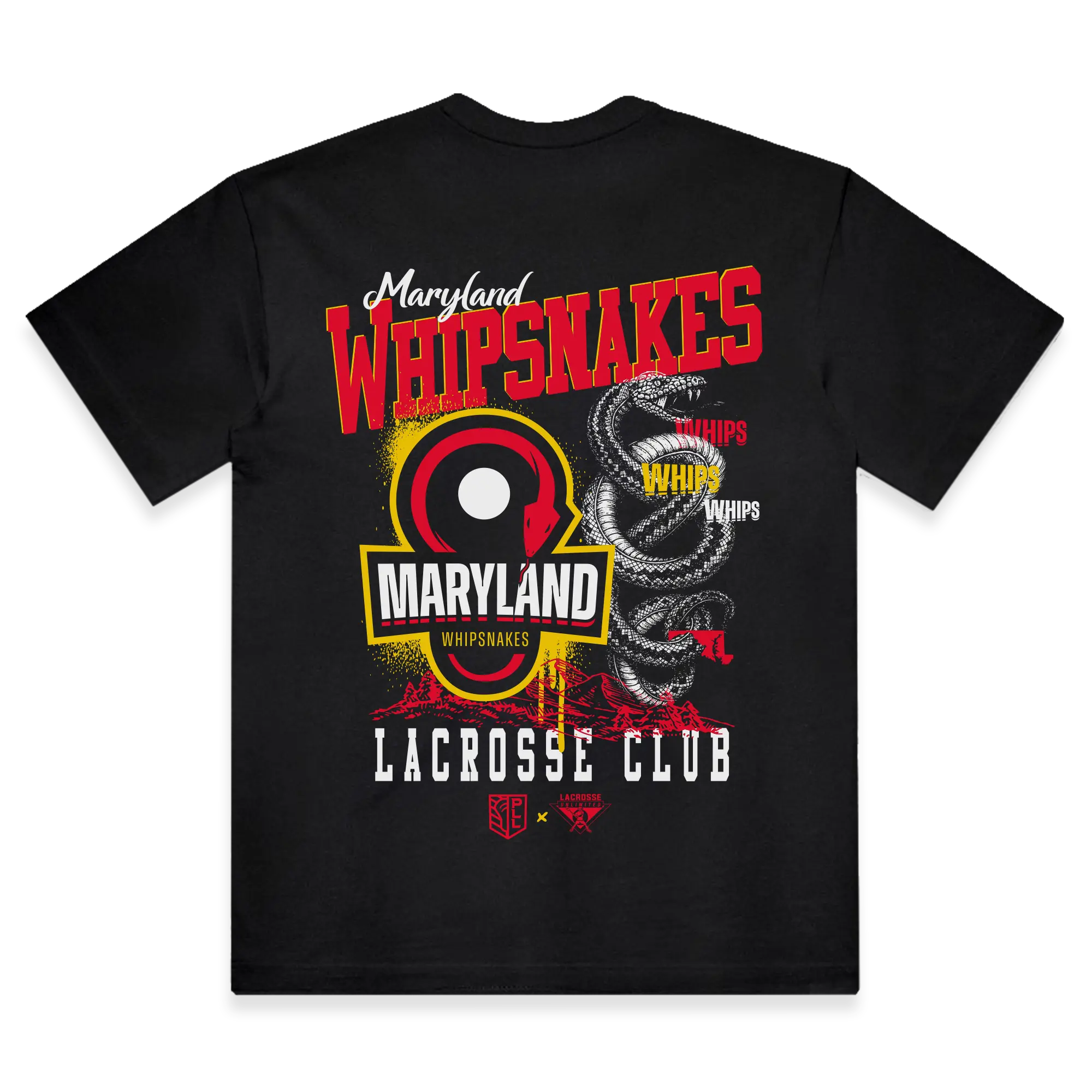 Maryland Whipsnakes Adult Lacrosse Tee