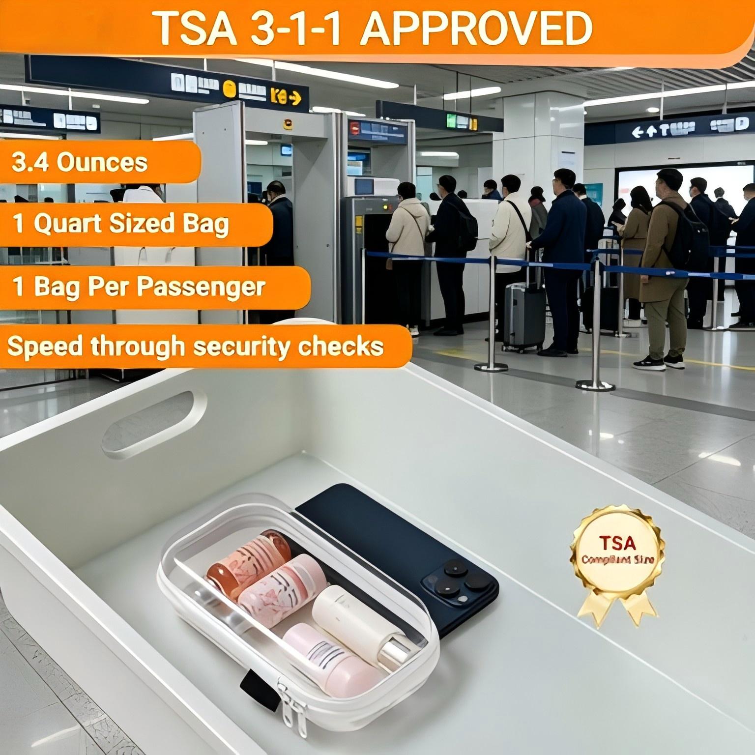 Set of 3 clear hard shell zipper cases – waterproof transparent zipper bags, suitable for organizing kids' toys, charging cables, creative journals, paintbrushes, sewing threads, and sketching supplies