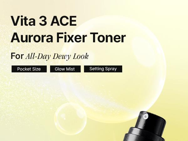 [Ooznary] 24/7 Dark Spot Care & Glass Skin Duo | Vita 3 Serum + Aurora Mist Set | Triple Vitamin Formula, Crystal Ceramide | Hyperpigmentation | Made in Korea