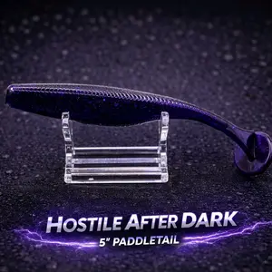 Reel Hostile 5” Paddle Tail – Hostile After Dark (6 Pack)
