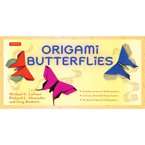 USED-Origami Butterflies Kit: Kit Includes 2 Origami Books, 12 Fun Projects, 98 Origami Papers and Instructional DVD: Great for Both Kids and Adults [With by Lafosse, Michael G. (Paperback)