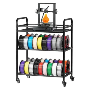 Spring new arrivals 3D Printer Filament Storage Rack 3 Tier Filament Spool Holders Racks