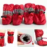 4pcs/set Waterproof Pet Dog Shoes Chihuahua Anti-slip Rain Boots Footwear For Small Cats Dogs Puppy Dog Pet Booties Costume Clothing