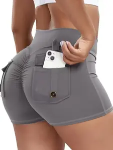 High Waist Comfortable Women's Sport Shorts, Fashion Active High Elasticity Bike Shorts, Yoga Pants Running Gym Training