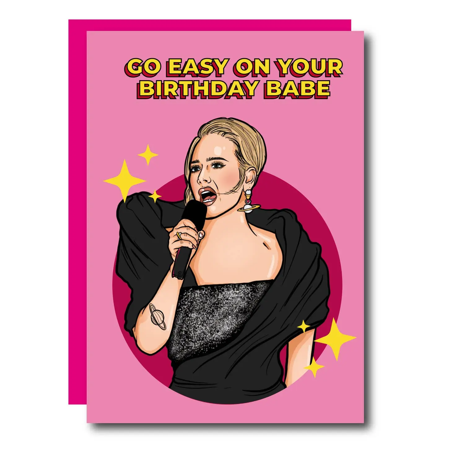 Adele Go Easy On Your Birthday Babe Card