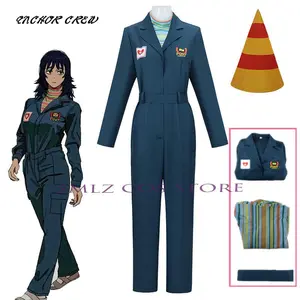 IN STOCK Anya Cosplay Costume Game Mouthwashing Women Anya Jumpsuits Uniform TOP Hat Set Party Play Outfit for Woman