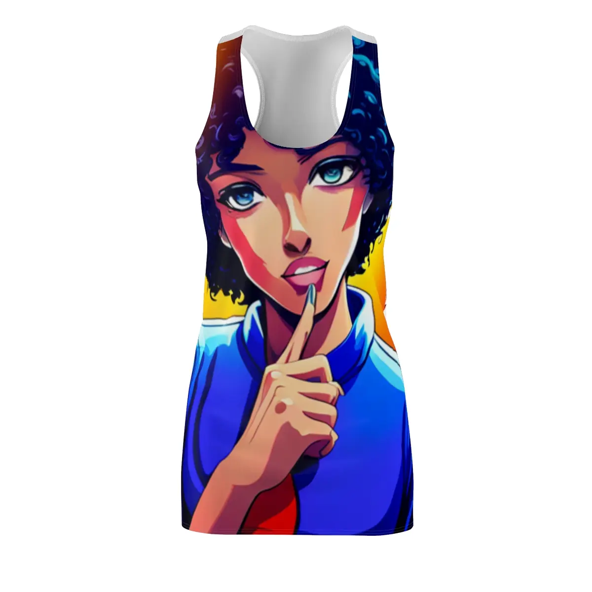 Women's Cut & Sew Racerback Dress (AOP)