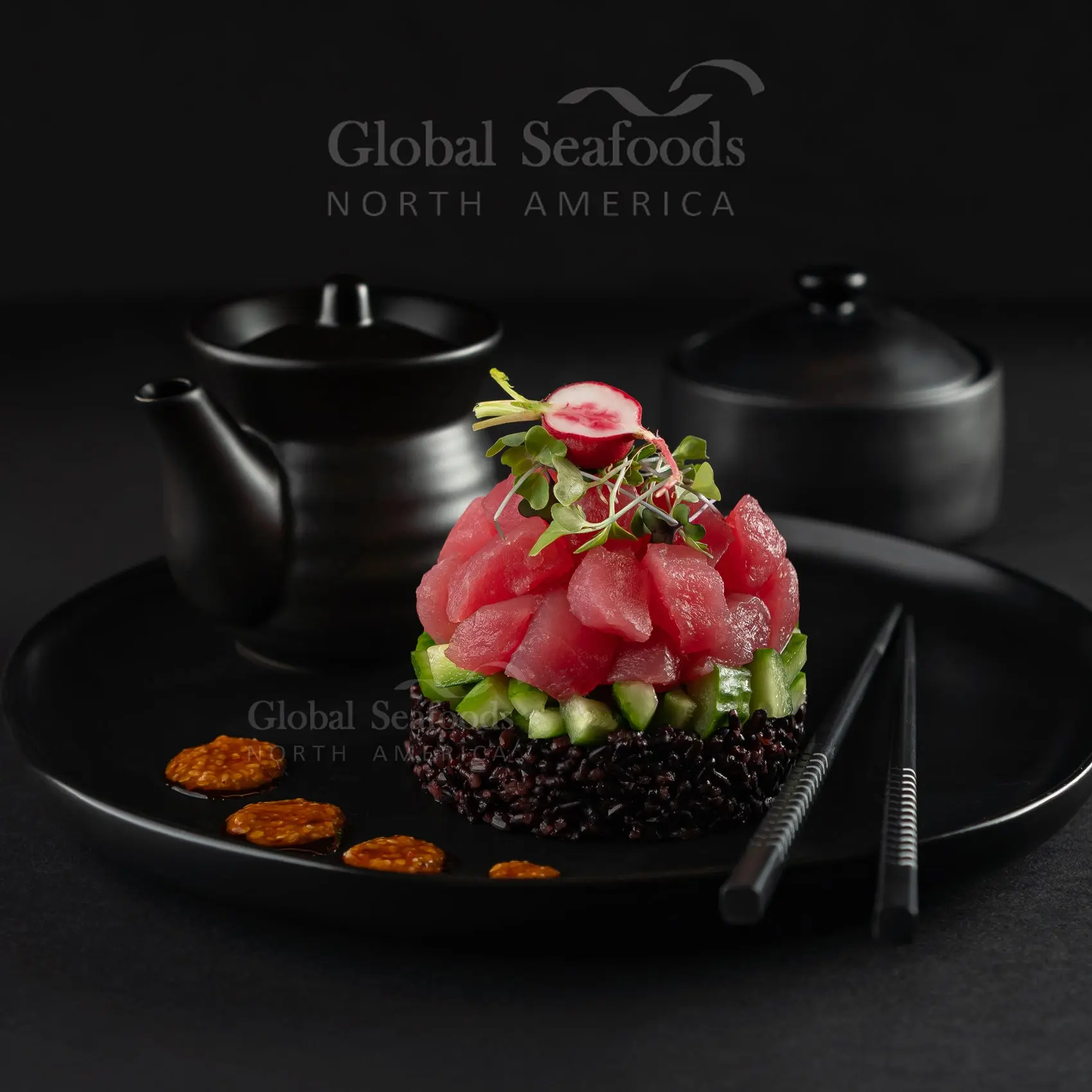 Ahi-Style Cubes