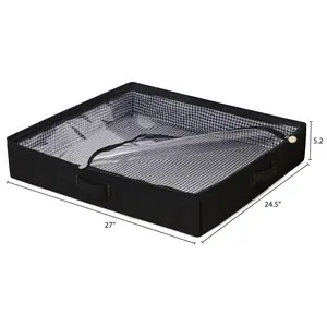 Martha Stewart Under the Bed Storage Organizer with Wheels