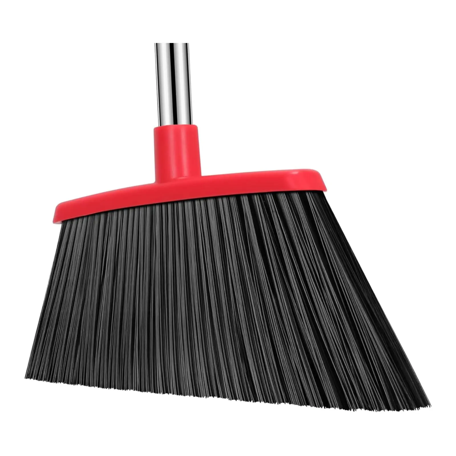 Heavy Duty Angle Broom – 55" Adjustable Long Handle Sweeping Broom for Indoor & Outdoor Cleaning, Home, Kitchen, Garage, Patio, Porch, Courtyard, Office & Classroom