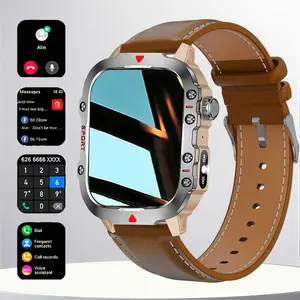 Outdoor Classic 2026 Smartwatch with LED Light, Wireless Calling, Multiple Sports Modes, Message Alerts, Compatible with iOS Android