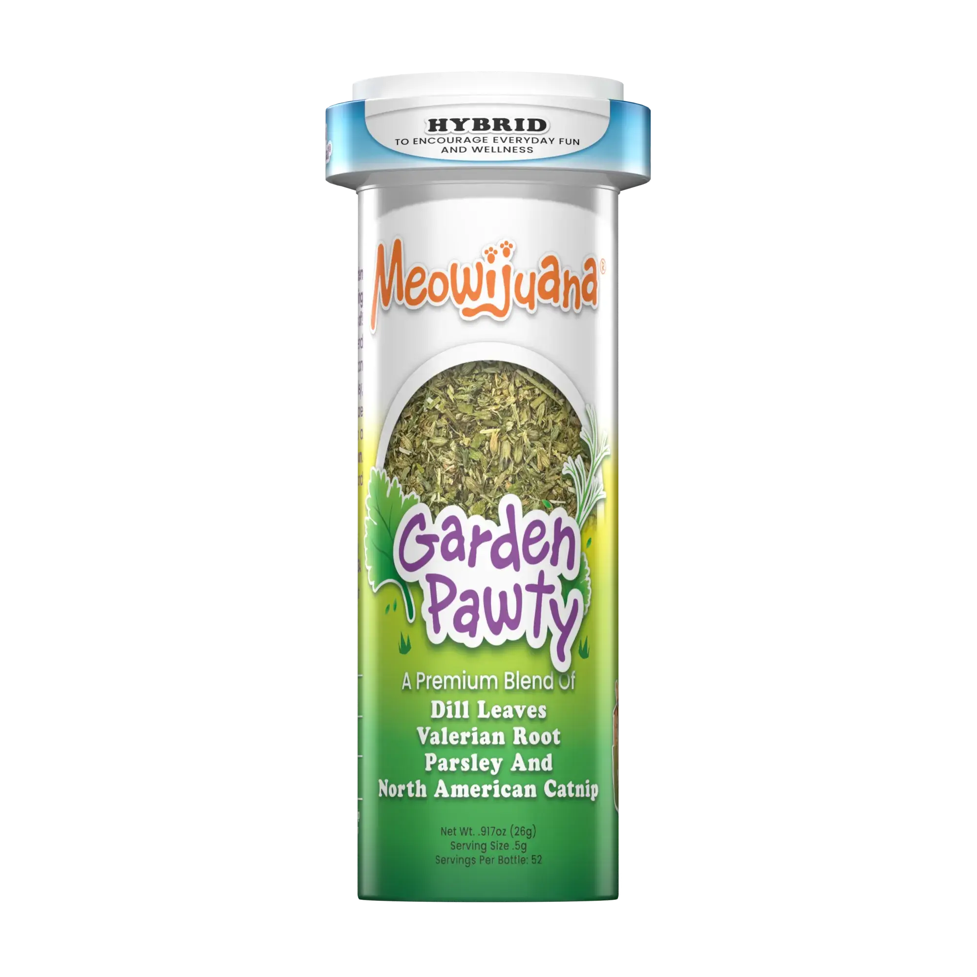 Garden Pawty - Catnip, Dill, Parsley & Valerian Root Blend