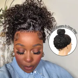 [Alice Live Only] OQ HAIR Water Wave 360 Lace Frontal Wear Go Glueless Wig Bleached Knots Pre-Cut Lace Invisi Drawstring Human Hair Wig Outdoorfun