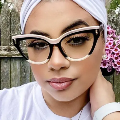 Vintage Cat Eye Frame  Anti Blue-ray Eyeglasses, Trendy Casual Eyeglasses for Women & Men, Fashion Eyeglasses for Work, Daily Clothing Decor, Perfect for Student Daily Use, Classic Fashion Glasses