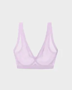 Pastel Lilac Sheer Bralette