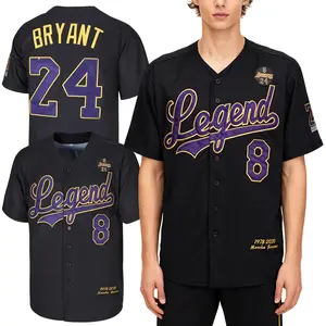 Men's Legend Forever 1996-2016 Bryant Baseball Jersey BLACK FRIDAYF 8-24 ashion Embroidery Retro sportswear High quality polyester breathable fabric Outdoor sportswear baseball jersey Cheap and High Quality S-XXXL large size match day Fan related clothing