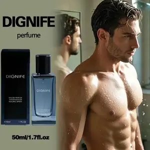 Men's Oceanic Eau de Parfum, Cologne Spray with an Elegant Blend of Citrus, Sea Breeze, and Woody Notes - 1.7 fl oz / 50 ml, Men's Self Care